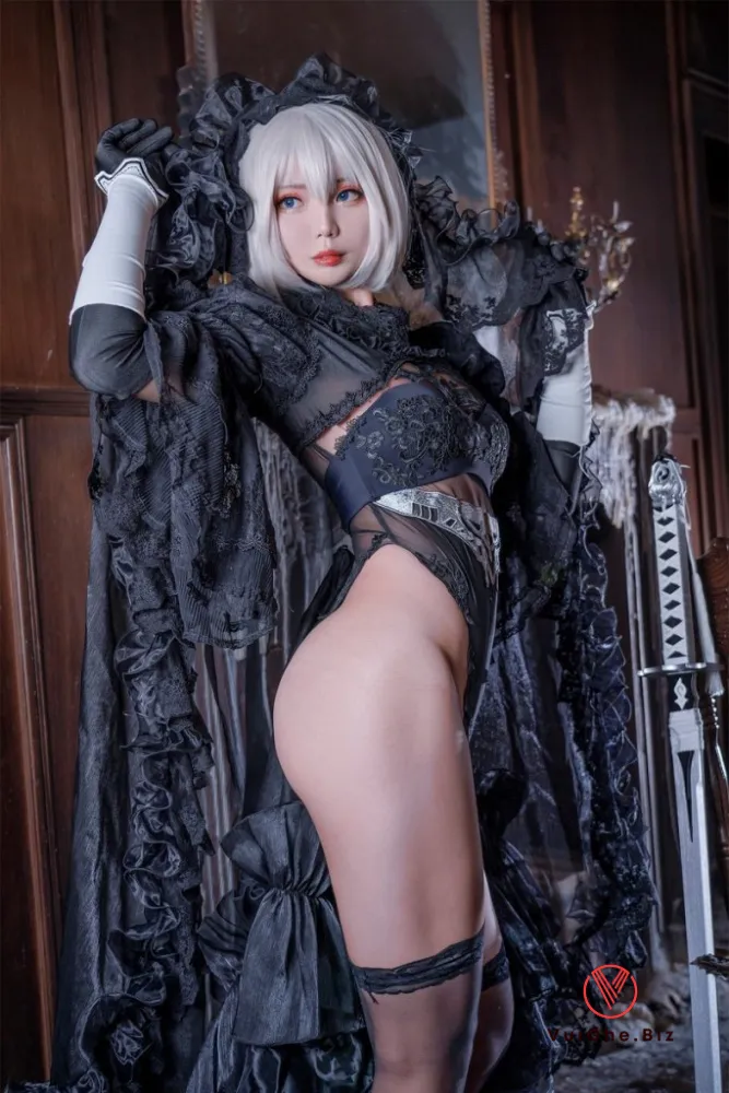 Hình ảnh gái xinh thủ dâm cosplay giống như thật