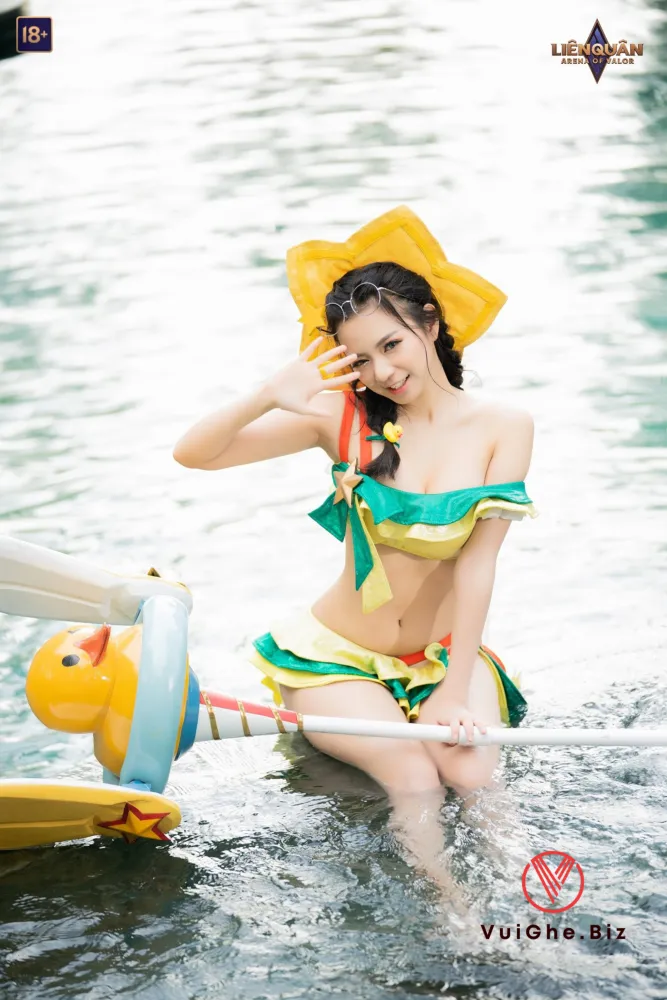 cosplay lien quan nude 11