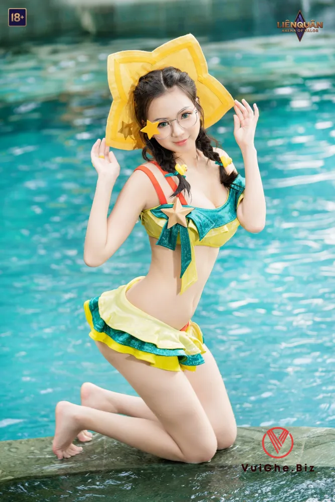 cosplay lien quan nude 13