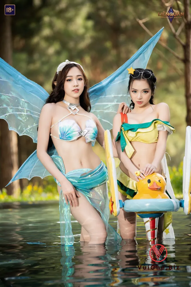 Ảnh cosplay liên quân tiệc bãi biển bướm to 