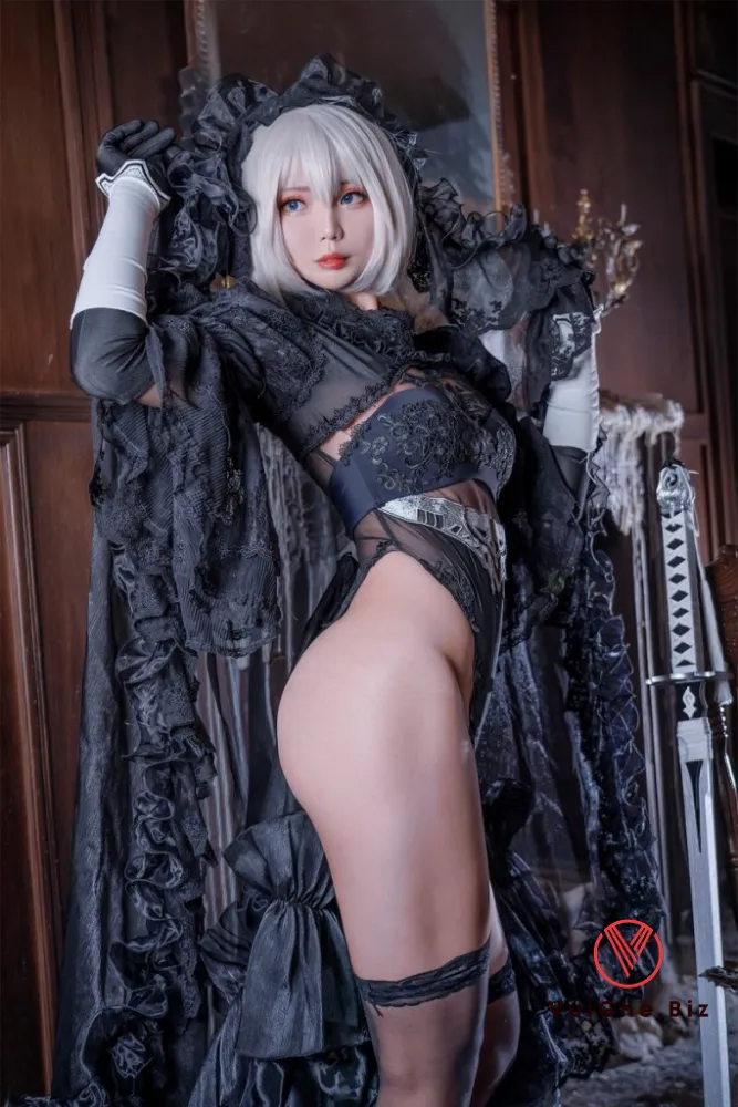 Hình ảnh gái xinh trung quốc cosplay thủ dâm mông to trắng nõn 