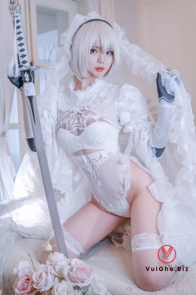 Ảnh gái xinh cosplay thủ dâm chảy nước cực ngon