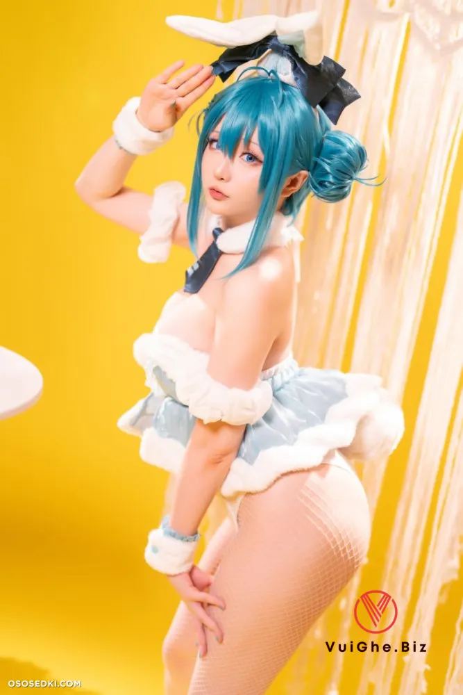 Hình ảnh hatsune miku cosplay mông to của gái xinh nhìn là muốn húp 